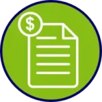 Document with dollar sign icon